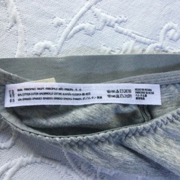 Free People Triangle Cup Minimal Coverage Wireless Bra M Heather Gray Stretch - Picture 10 of 10